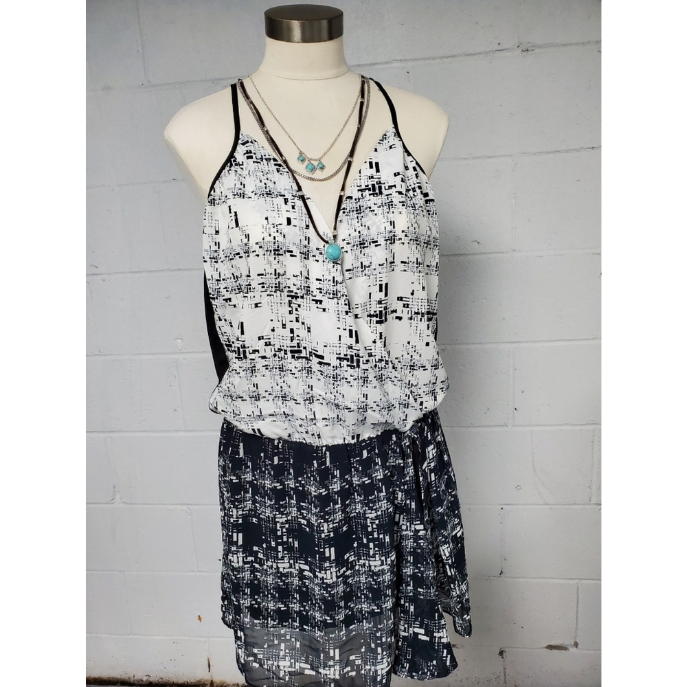 Heartloom dress black and white maxi color size S